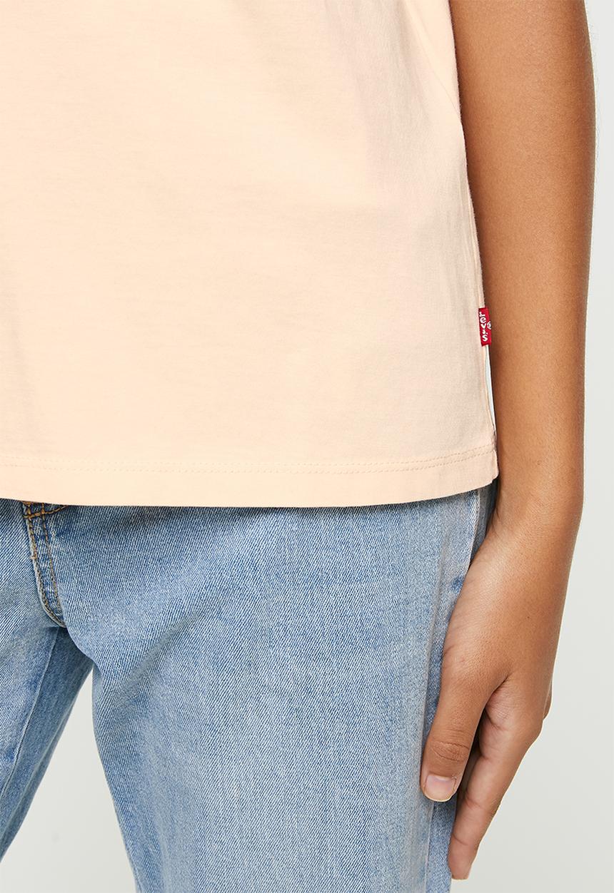 Levi’s® - Perfect ringer tee script levi's - peach puree