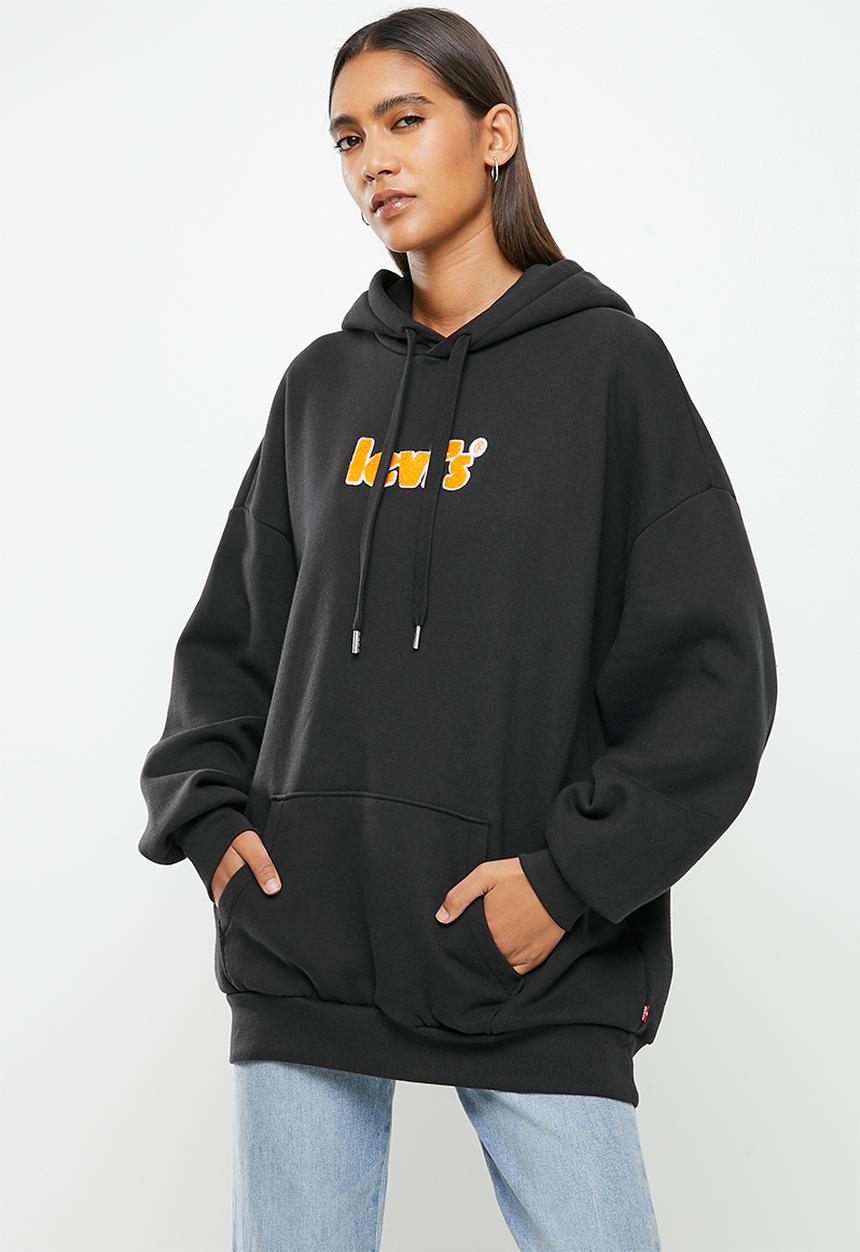 Levi’s® - Prism hoodie chenille poster logo - black