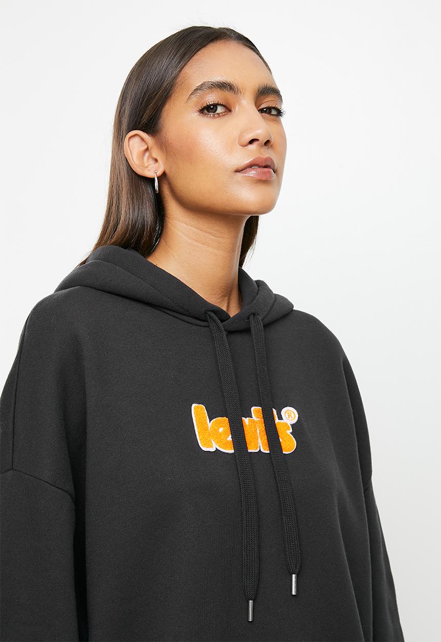 Levi’s® - Prism hoodie chenille poster logo - black