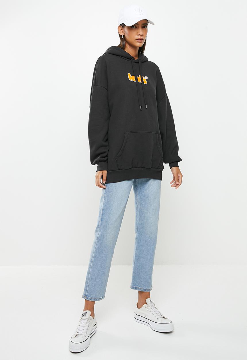 Levi’s® - Prism hoodie chenille poster logo - black