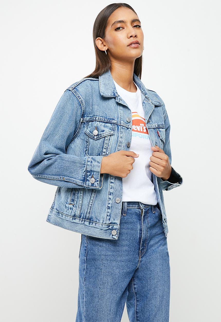Levi’s® - Ex-boyfriend trucker - concrete indigo