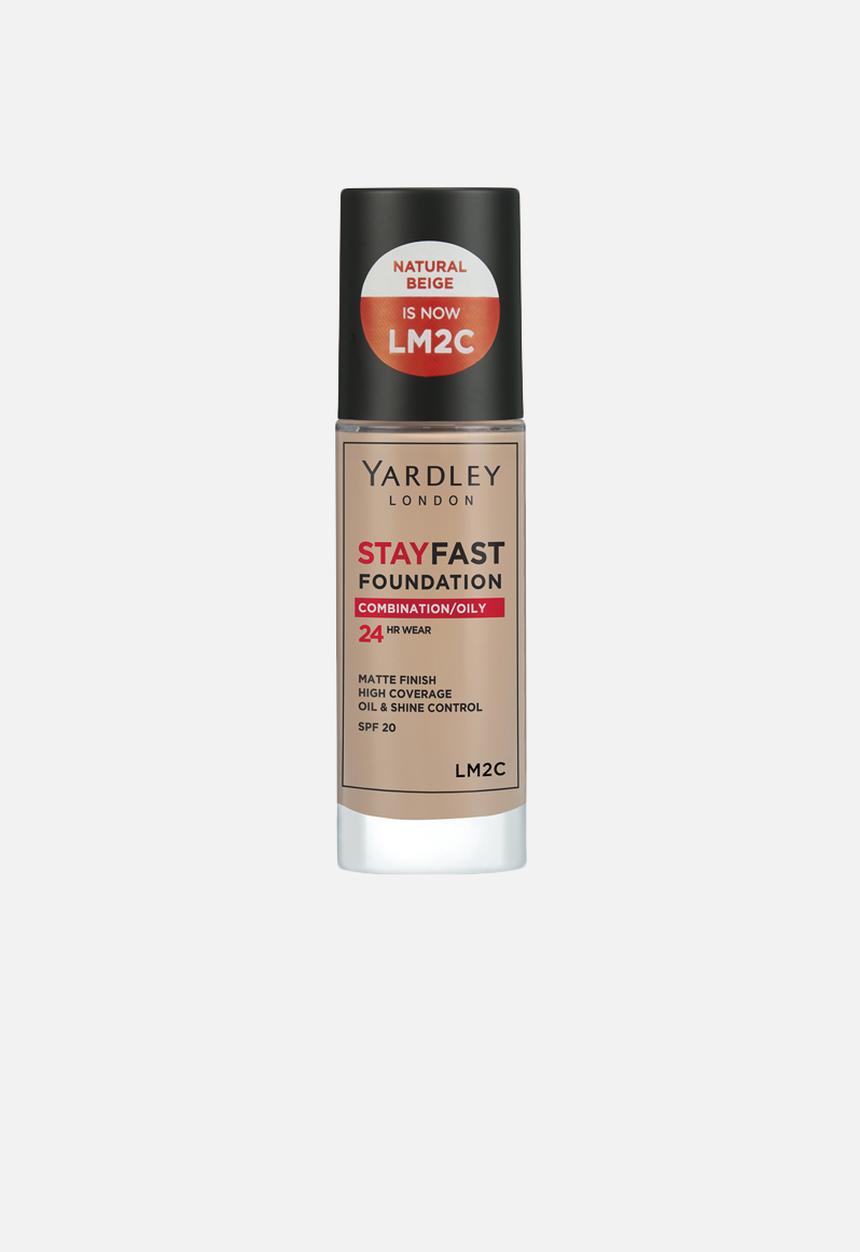 Yardley London - Stayfast Foundation Combination to Oily Skin SPF20 - LM2C