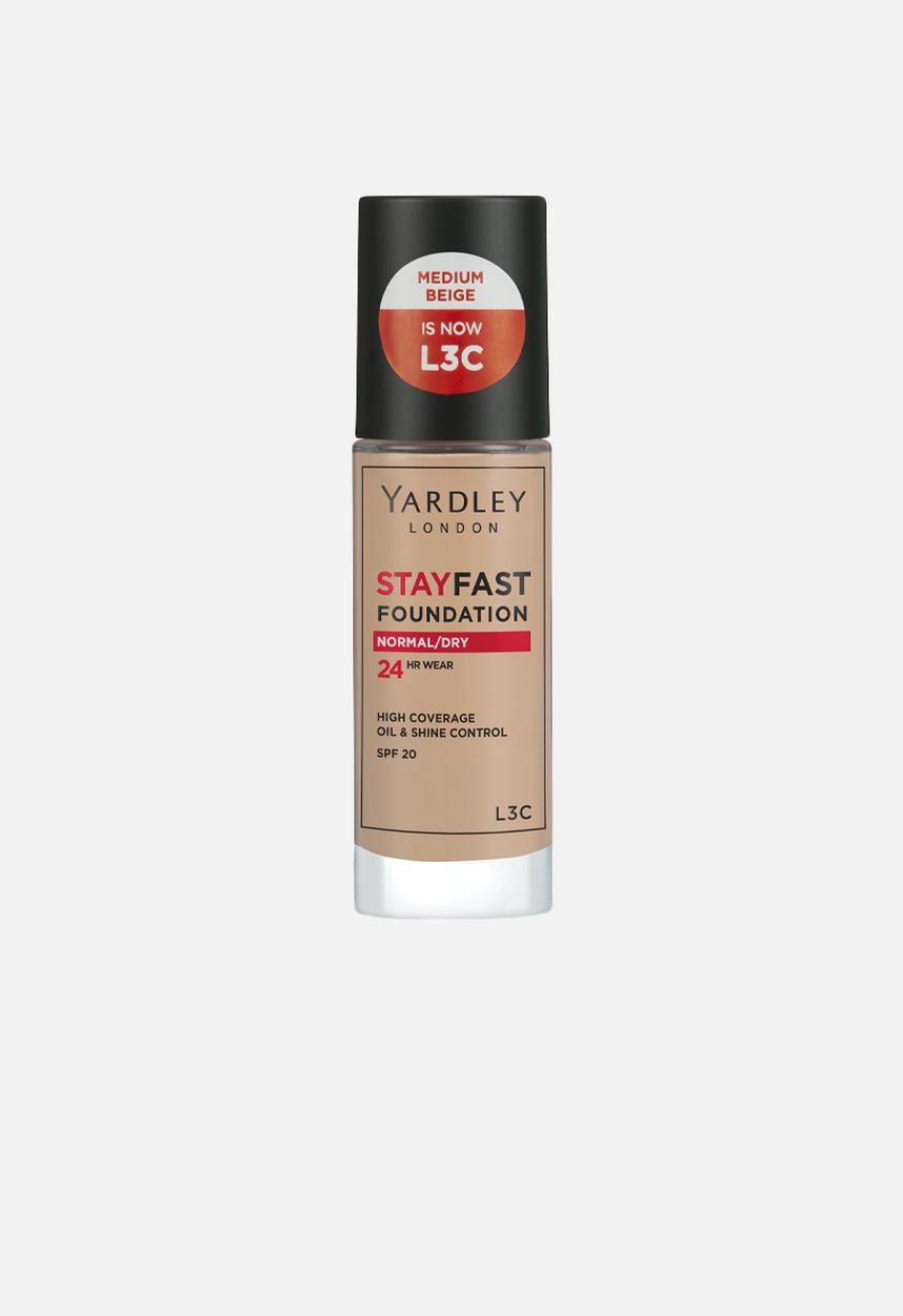 Yardley London - Stayfast Foundation Normal to Dry Skin SPF20 - L3C