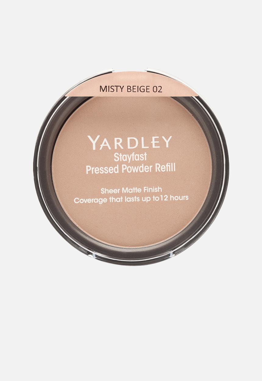 Yardley London - Stayfast Pressed Powder Refill - Misty Beige