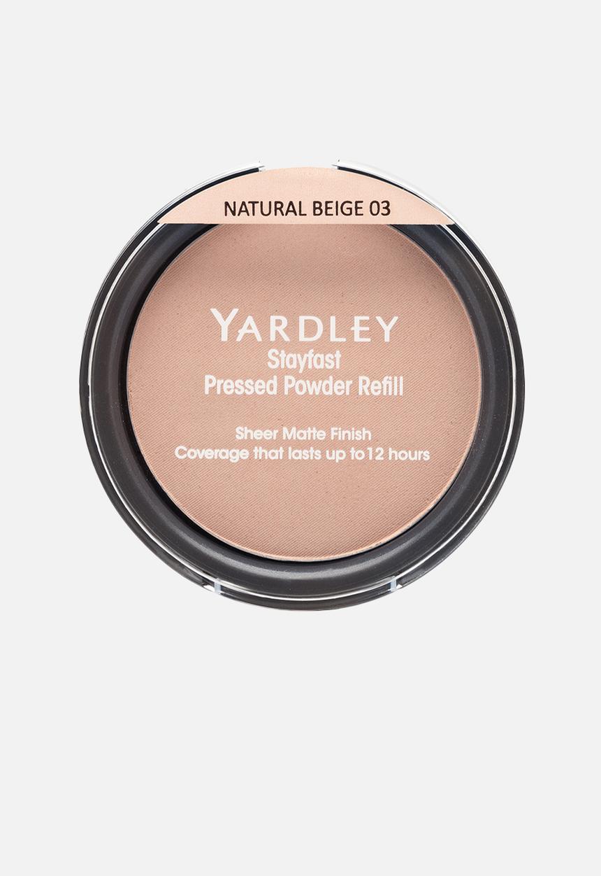 Yardley London - Stayfast Pressed Powder Refill - Natural Beige