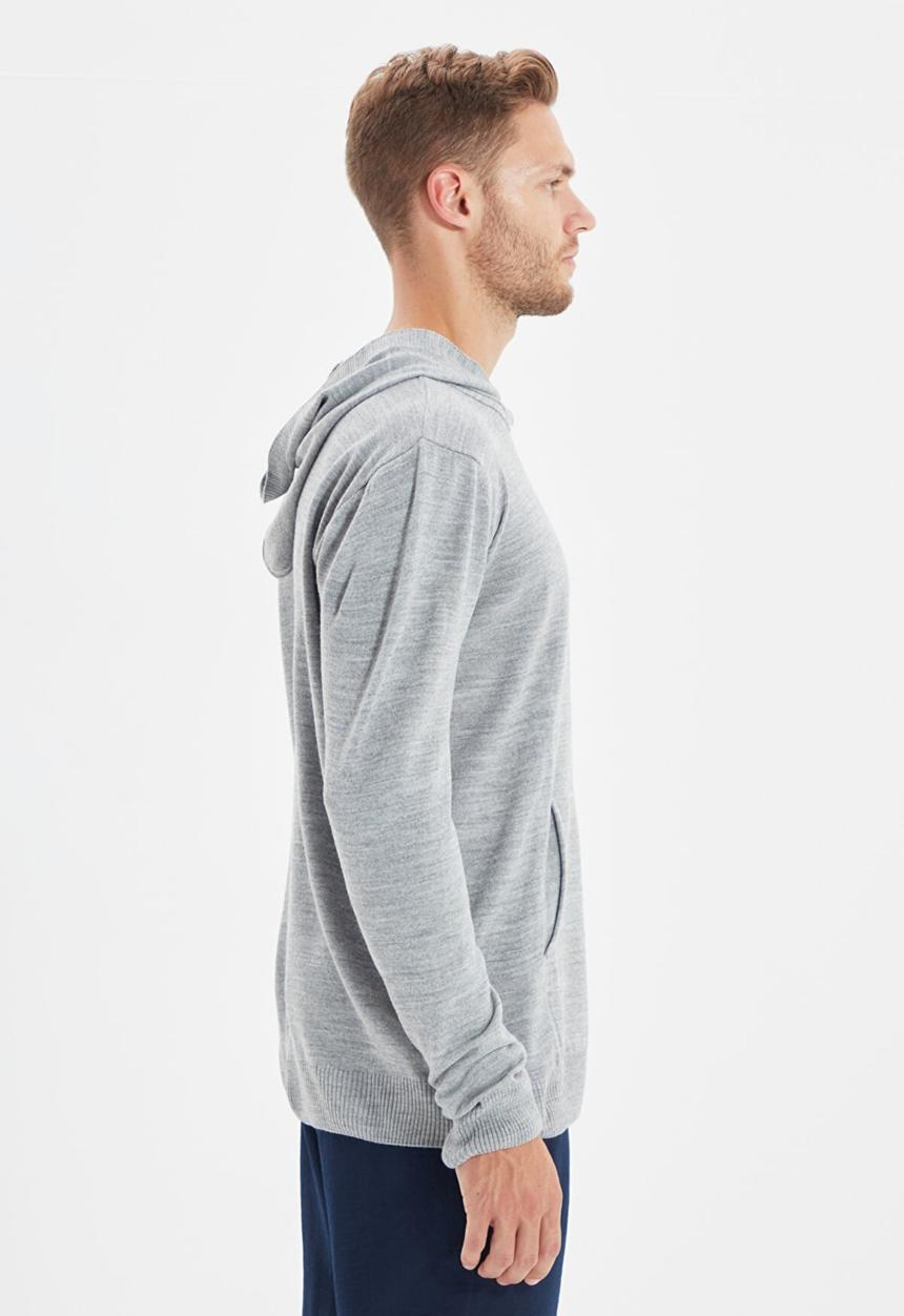 Trendyol - Cruzin regular fit hoodie - grey