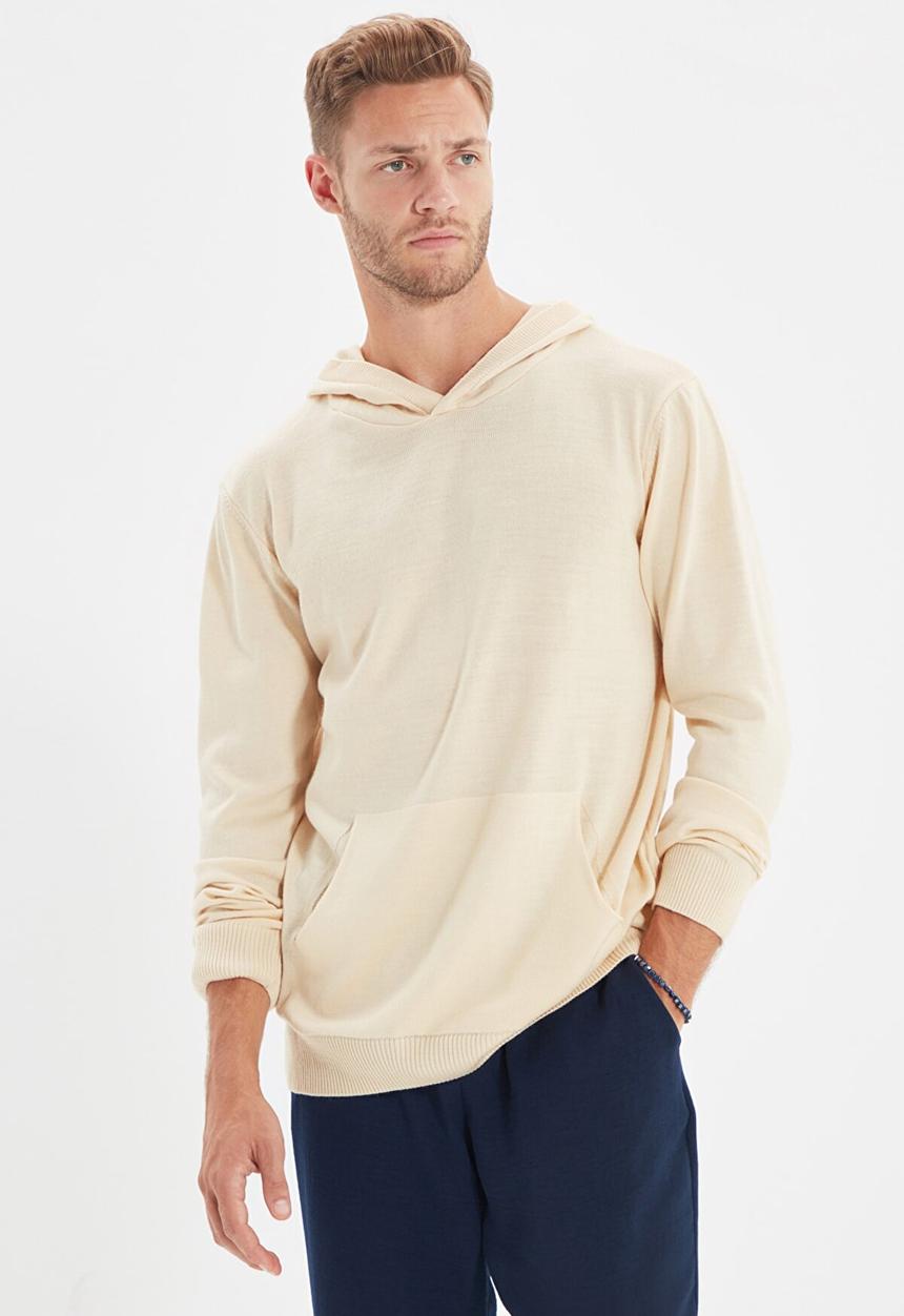 Trendyol - Cruzin regular fit hoodie - cream