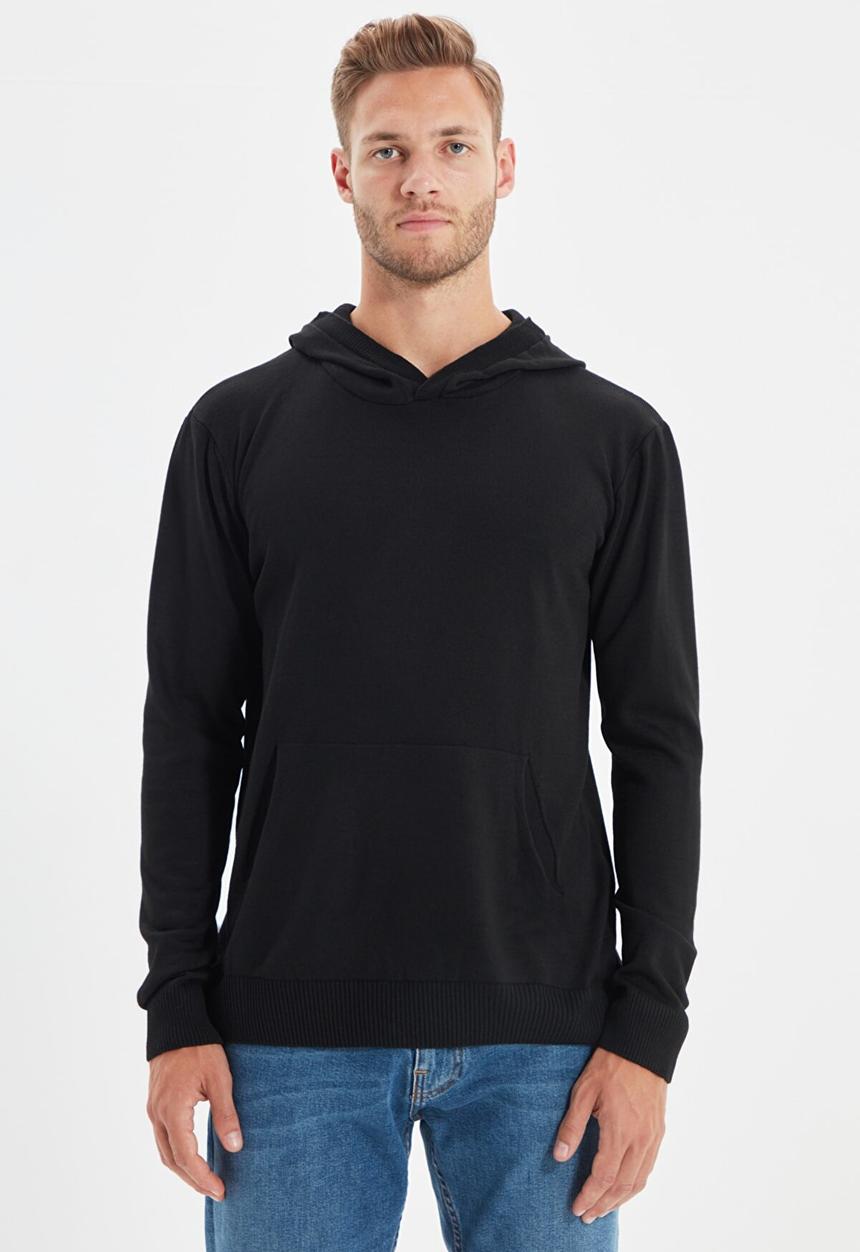 Trendyol - Cruzin regular fit hoodie - black