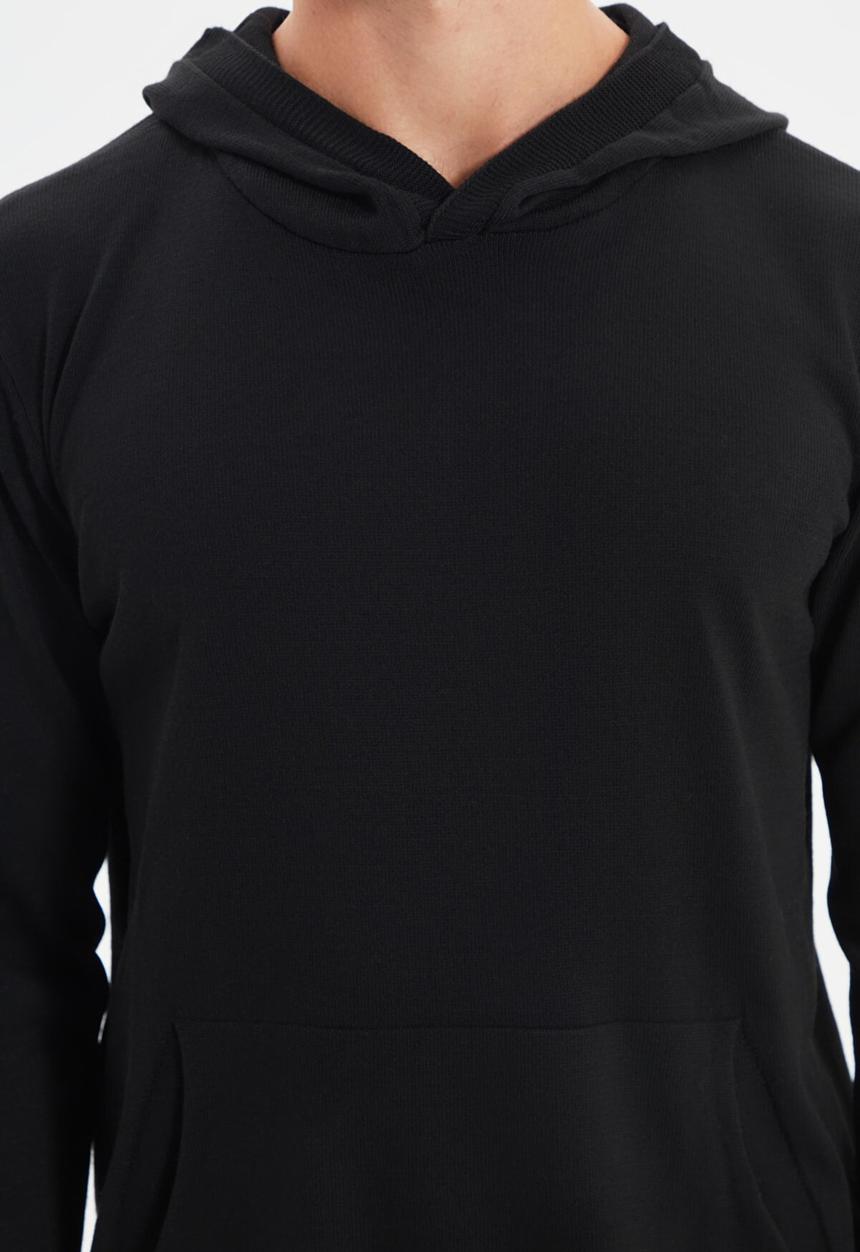 Trendyol - Cruzin regular fit hoodie - black