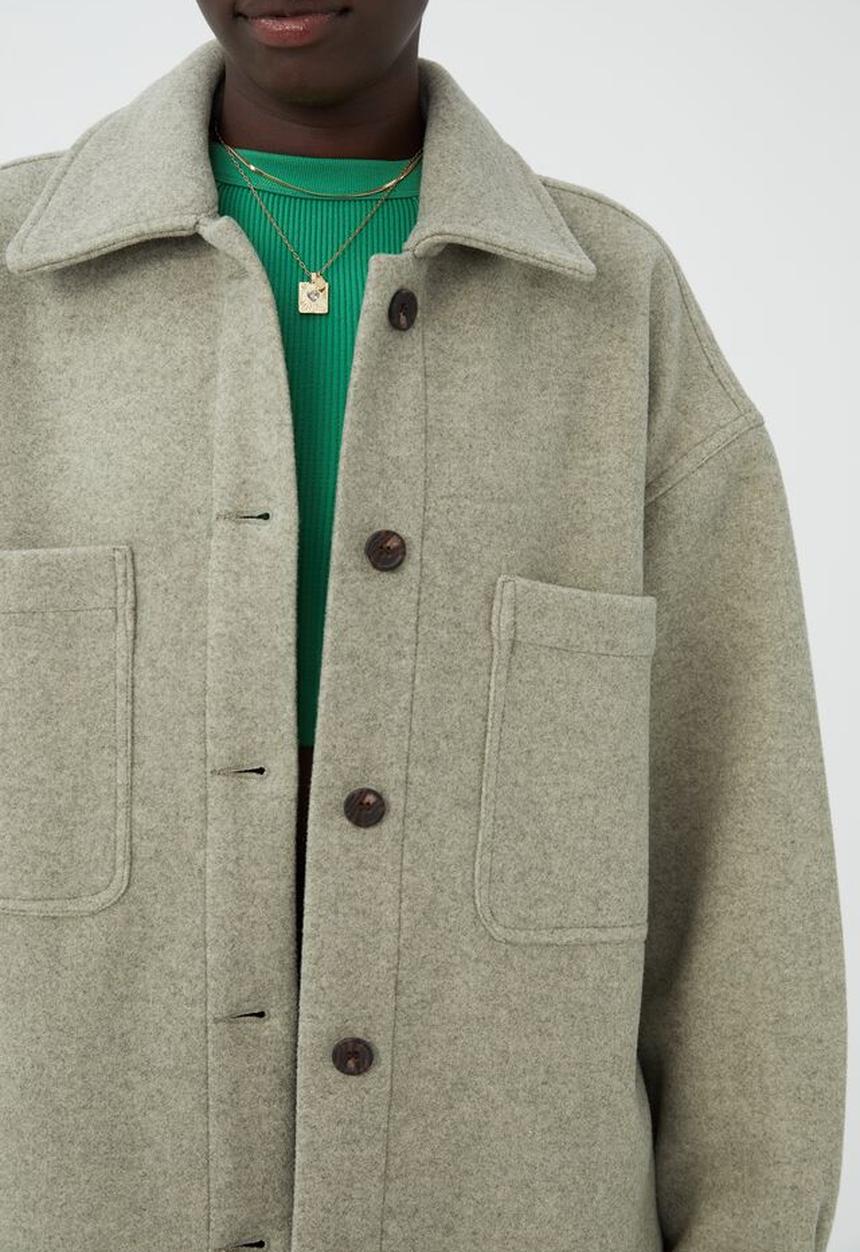 Cotton On - The boxy shacket - sage green