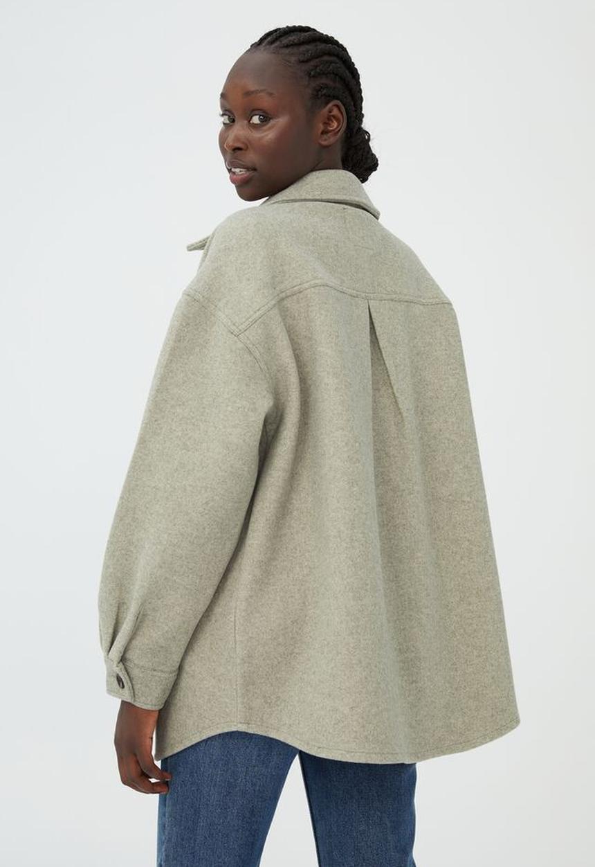 Cotton On - The boxy shacket - sage green