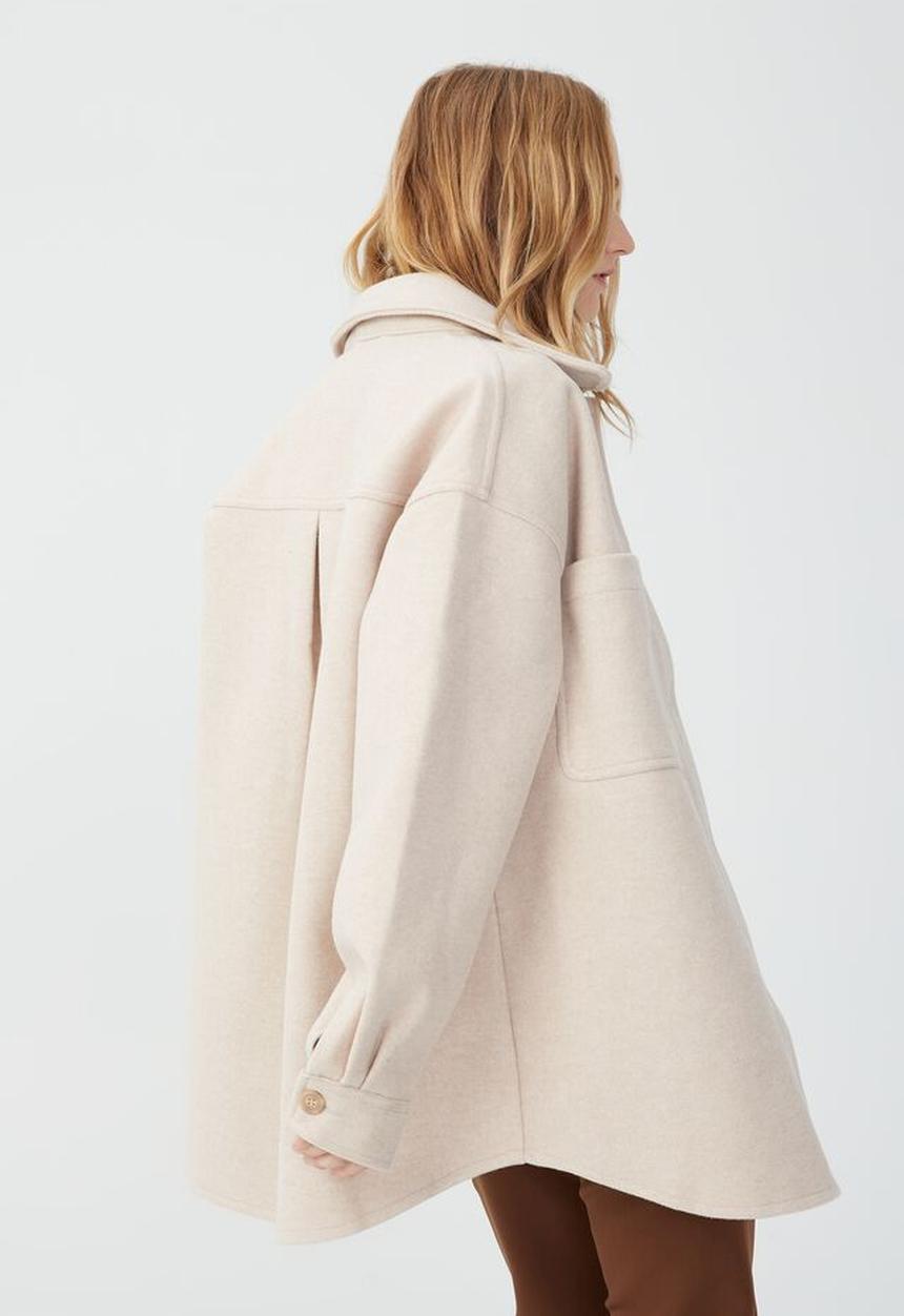 Cotton On - The boxy shacket - natural