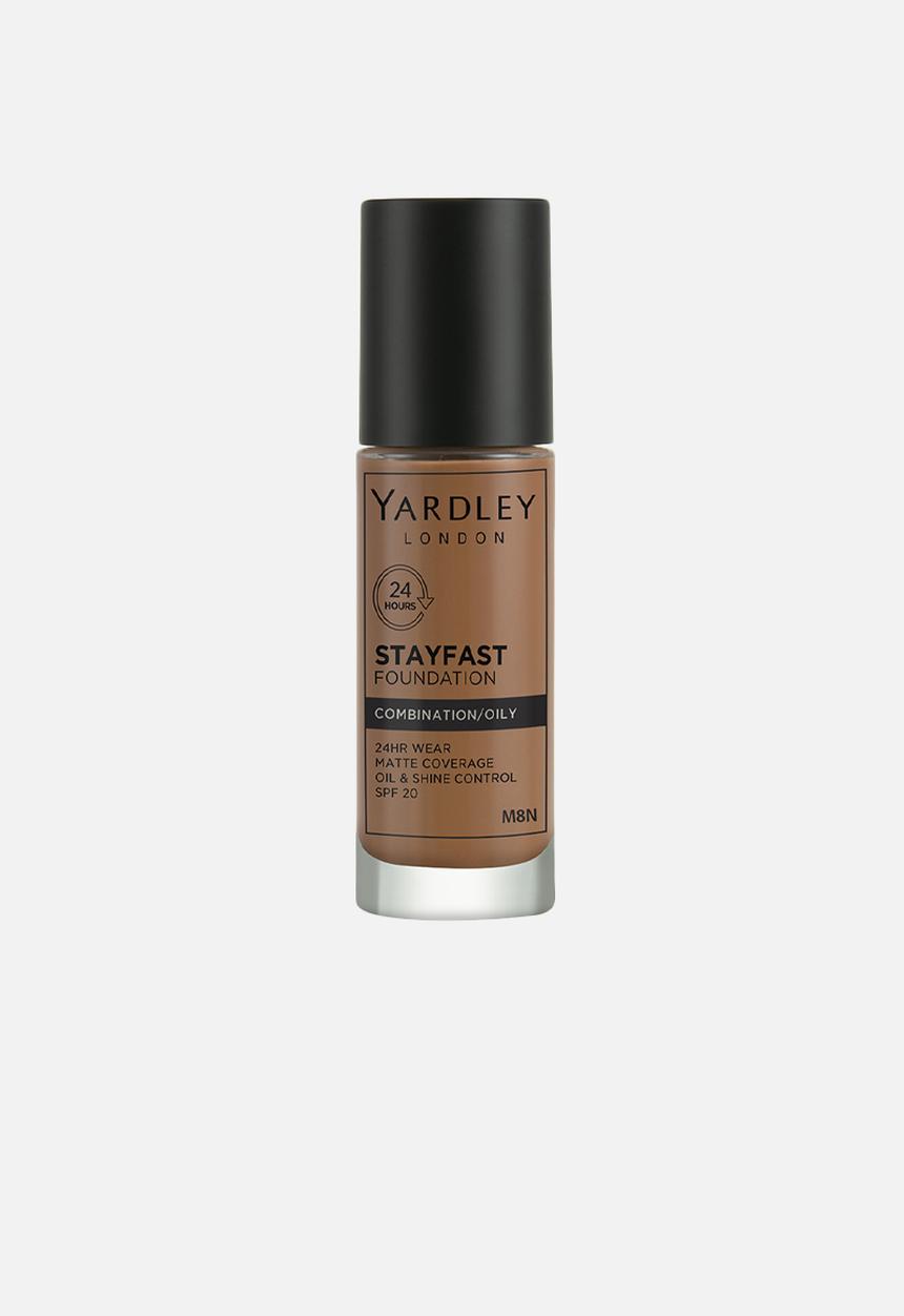 Yardley London - Stayfast Foundation Combination to Oily Skin SPF20 - M8N