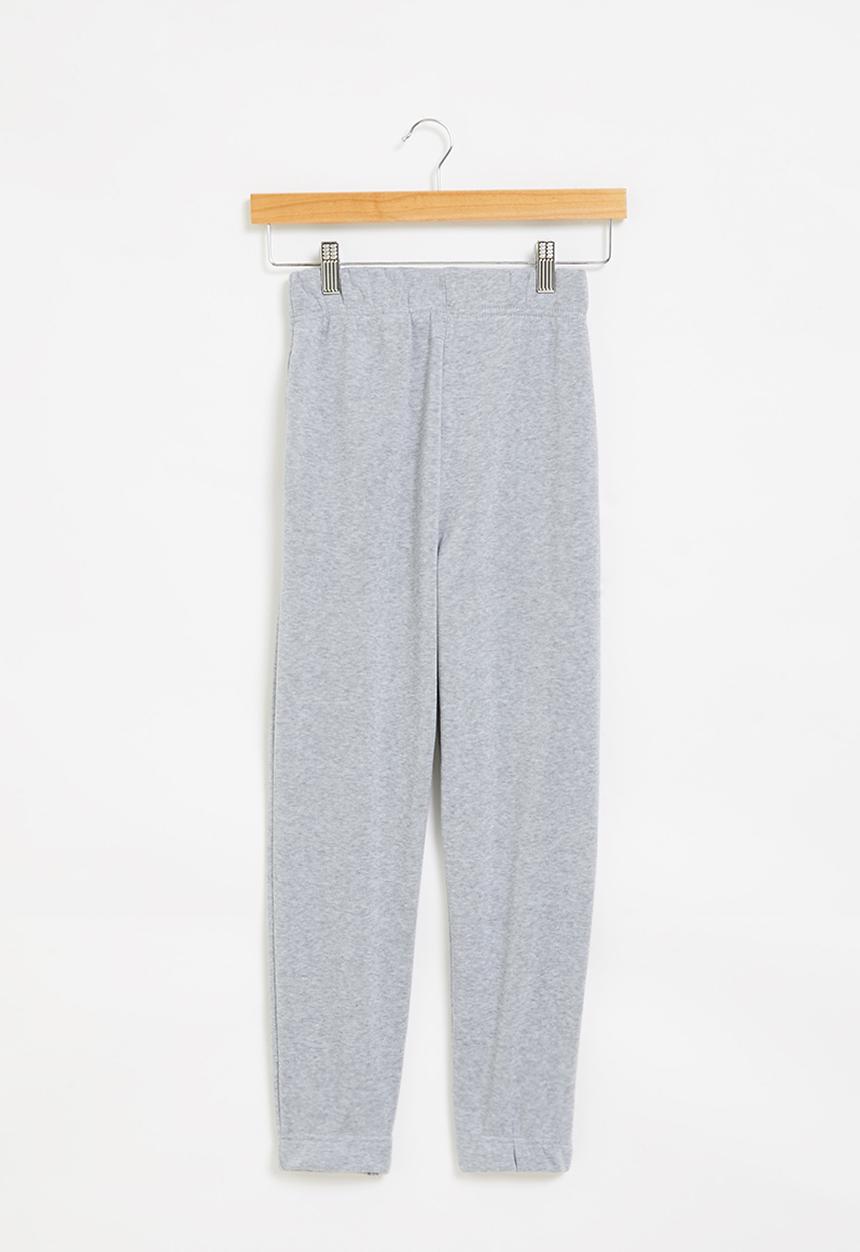 Rebel Republic - Printed trackpants - grey melange