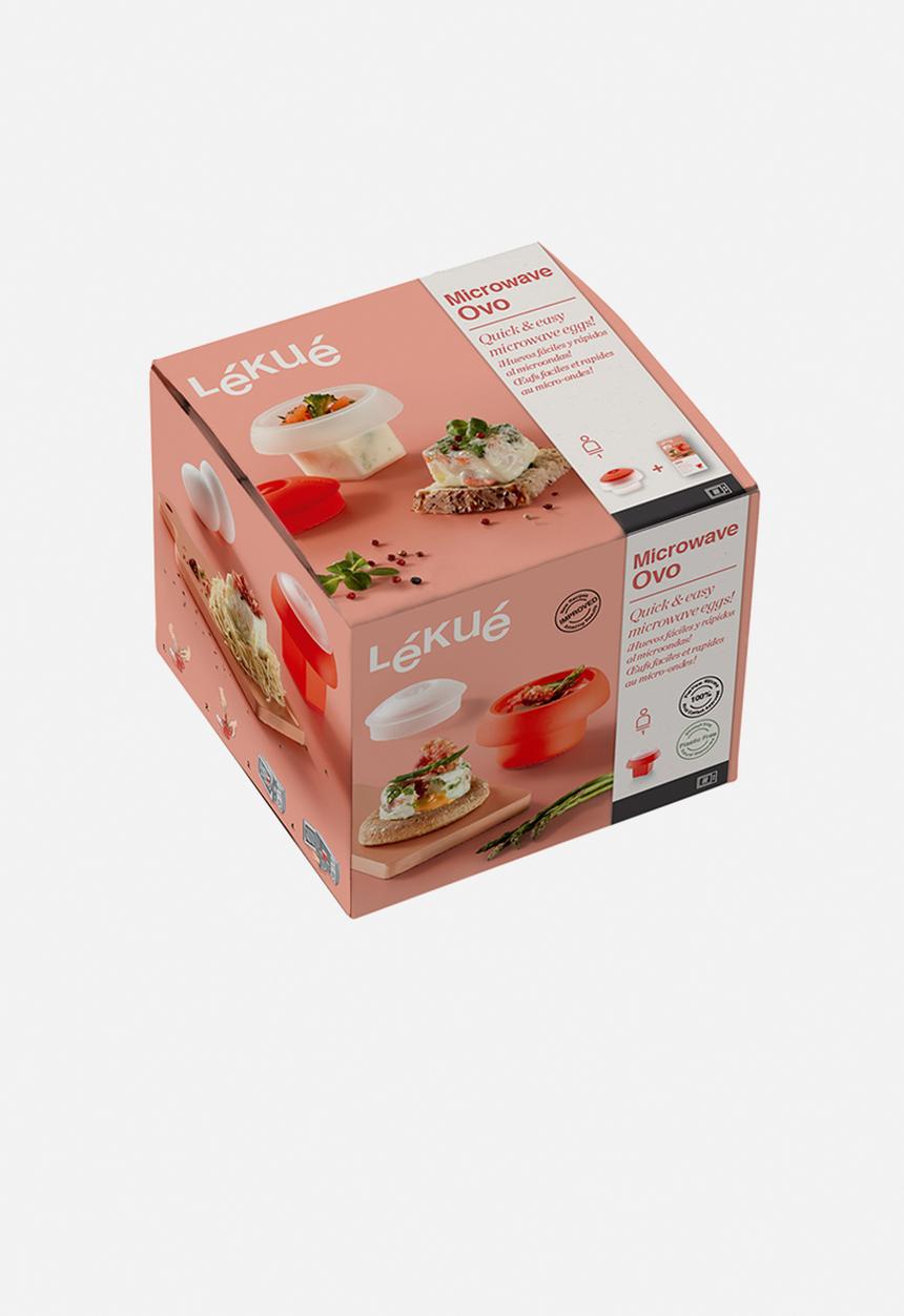 Lékué - Ovo microwave egg cooker - red