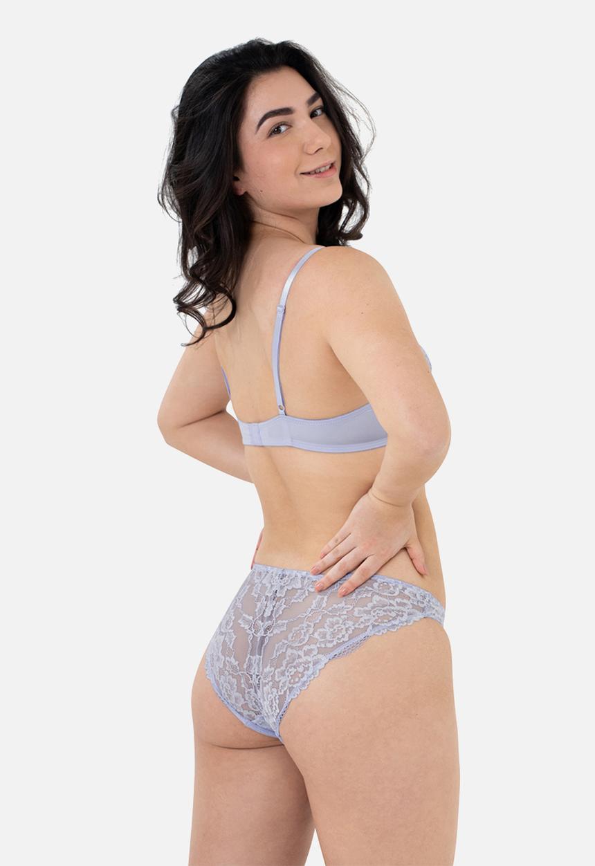DORINA - Claire 2-tone push up plunge bra - blue