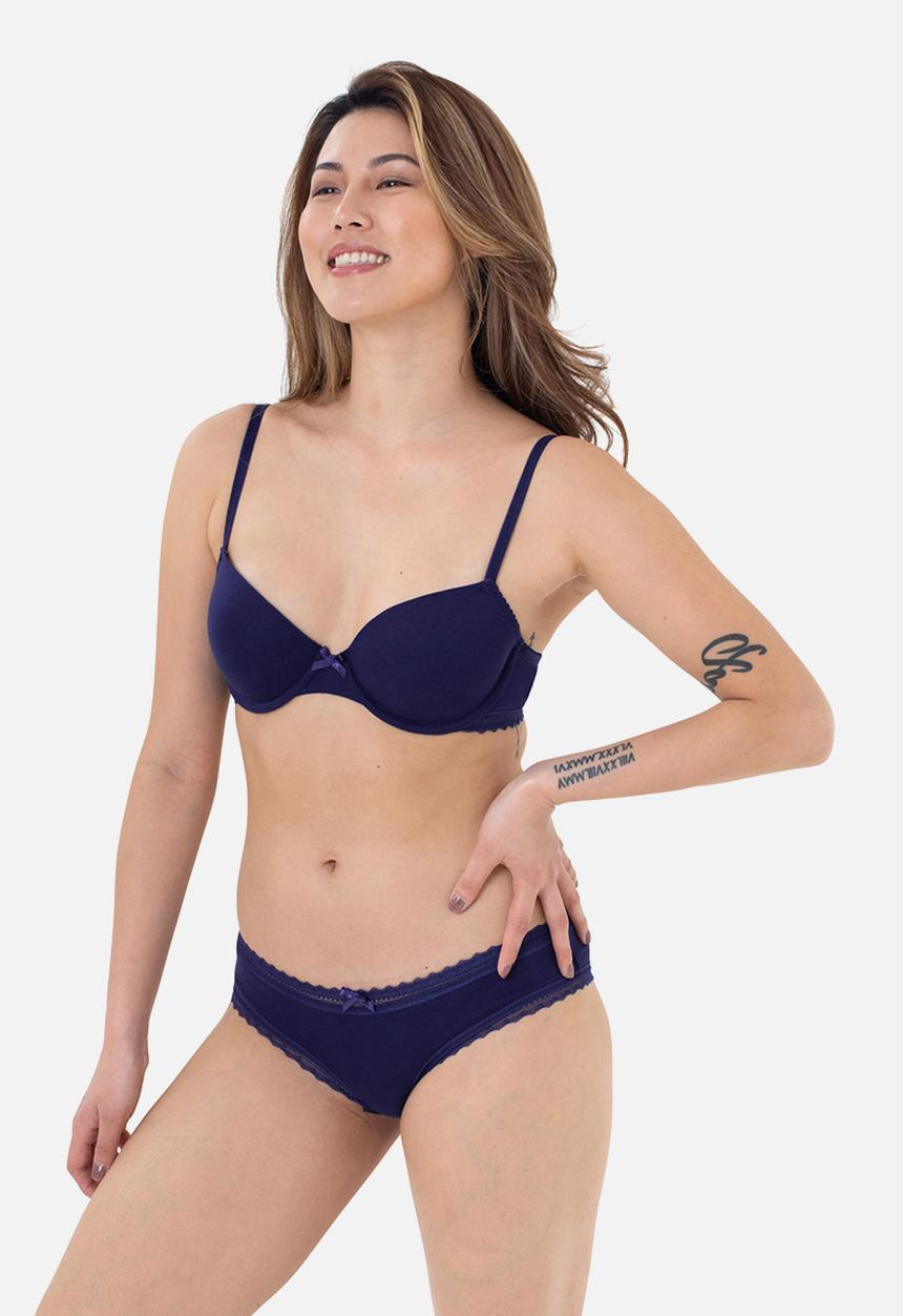 DORINA - Lila 2 pack cheeky hipster panty - ink & pink
