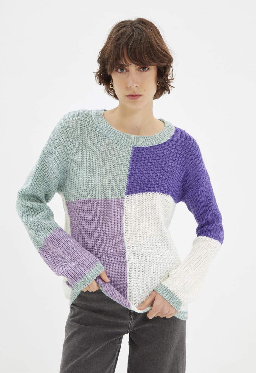 Trendyol - Color block knitwear sweater - multi 