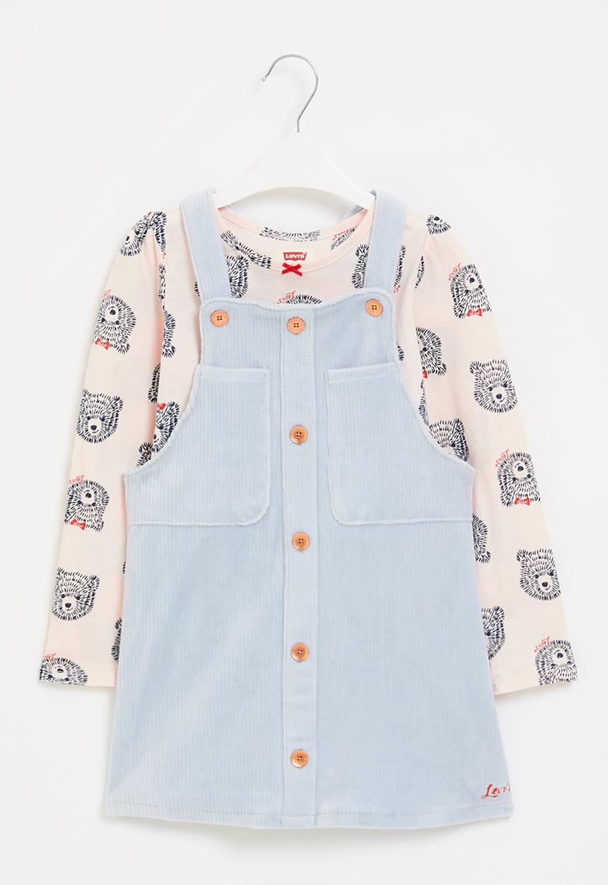 Levi’s® - Long sleeve top with skirt 2 piece set - blue & pink 
