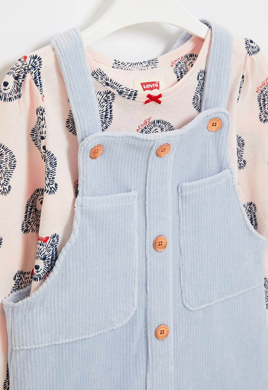 Levi’s® - Long sleeve top with skirt 2 piece set - blue & pink 