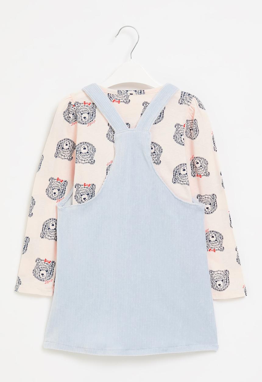 Levi’s® - Long sleeve top with skirt 2 piece set - blue & pink 
