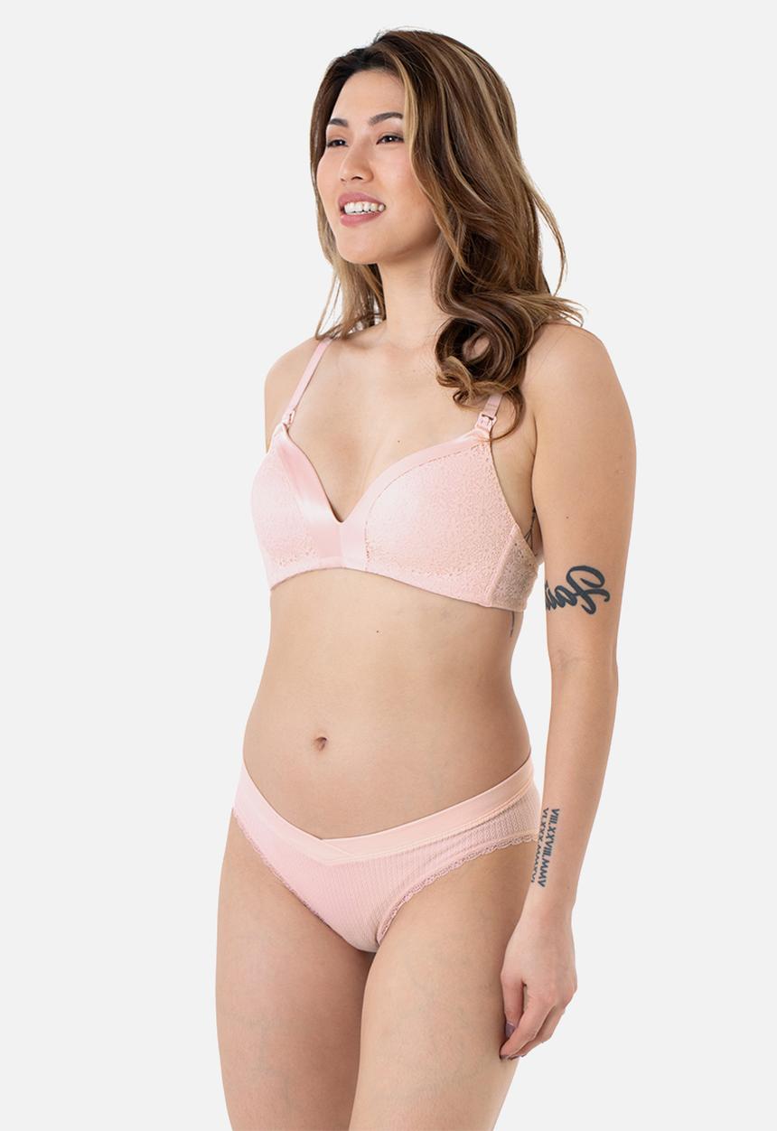 DORINA - Quartz light padded nursing bra - pink