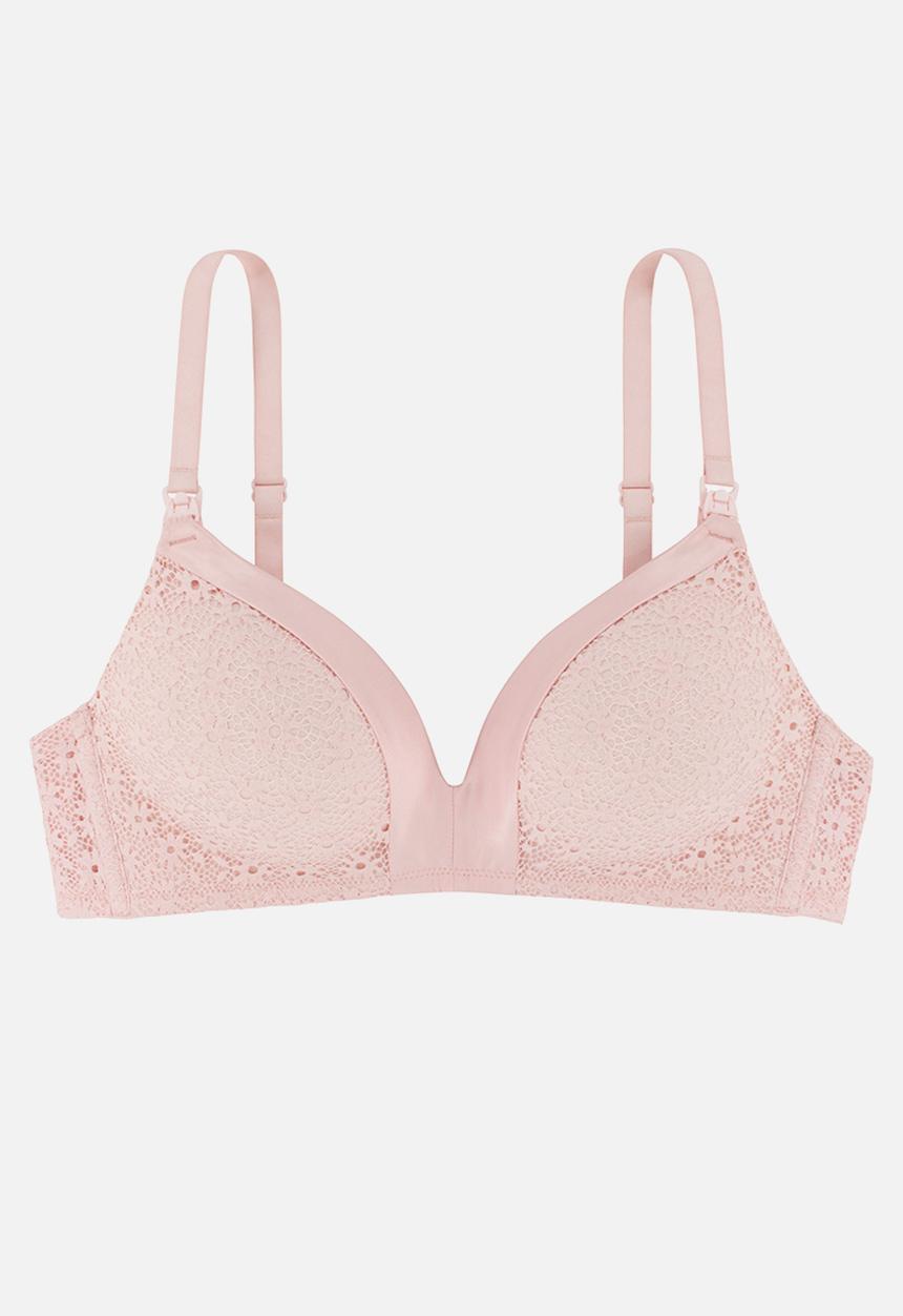 DORINA - Quartz light padded nursing bra - pink