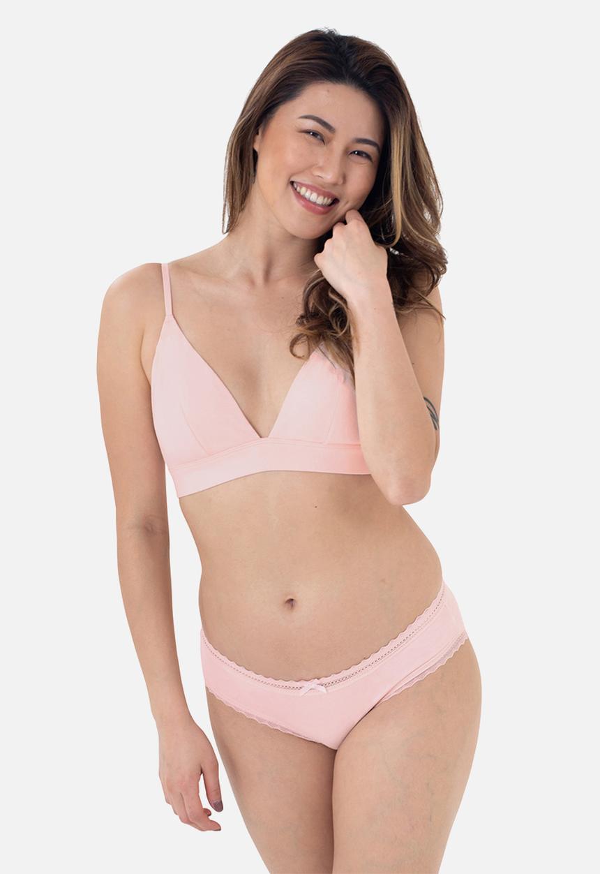 DORINA - Lila 2 pack non padded bralette - ink & pink