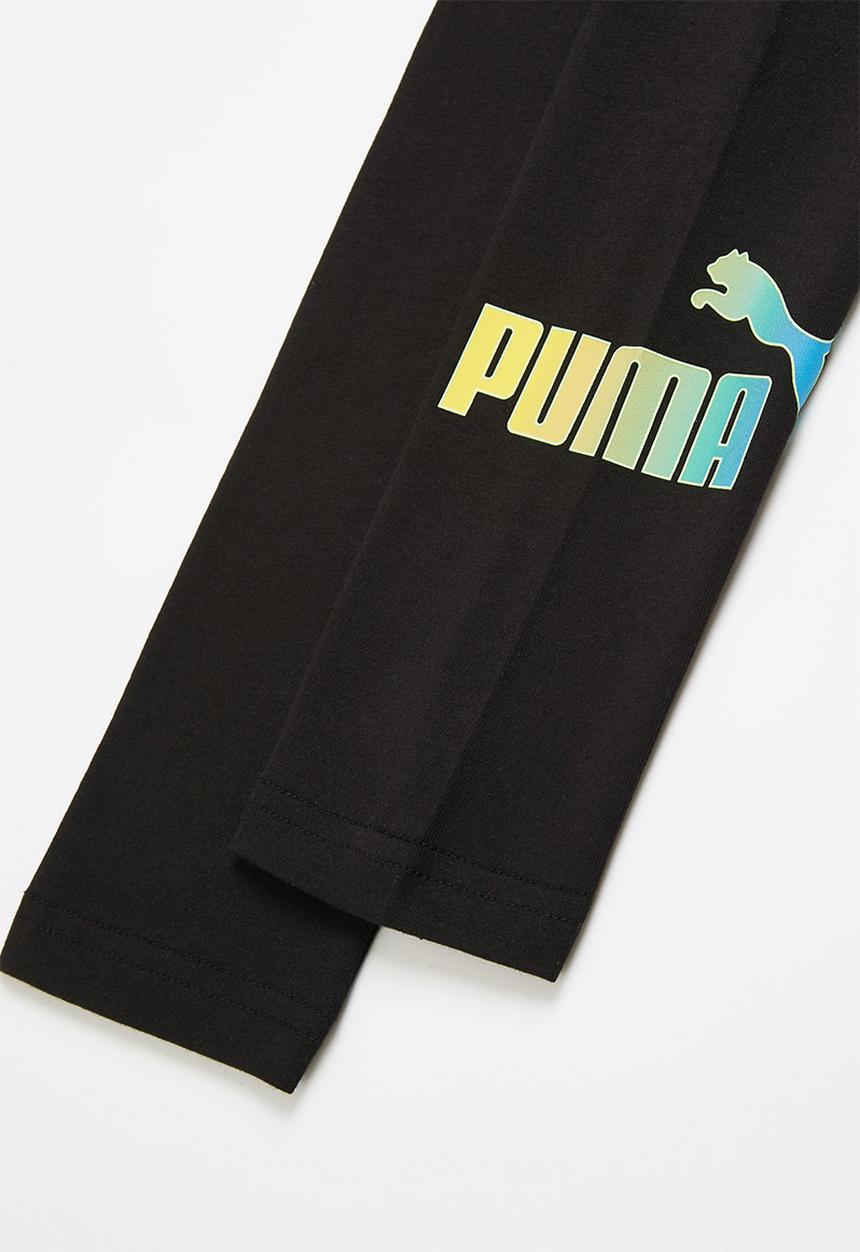 PUMA - Ess+  bleach logo leggings g - puma black