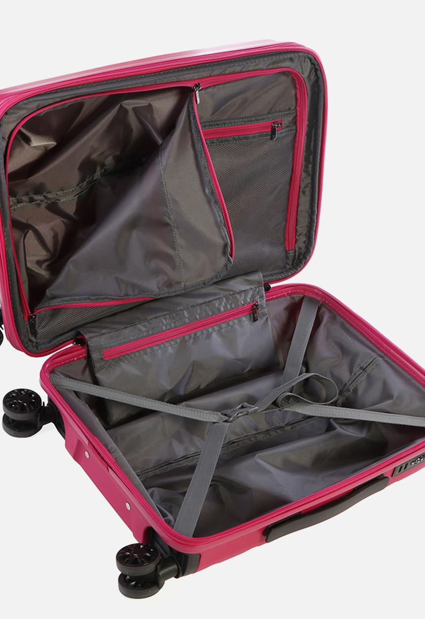 Cellini - Sonic 4 wheel trolley - carmine pink