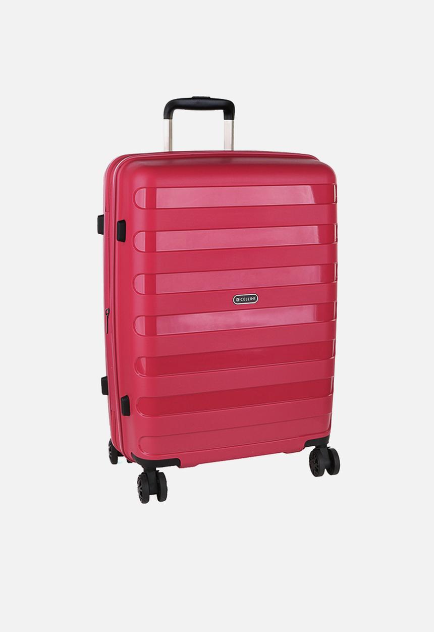 Cellini - Sonic 4 wheel trolley - carmine pink