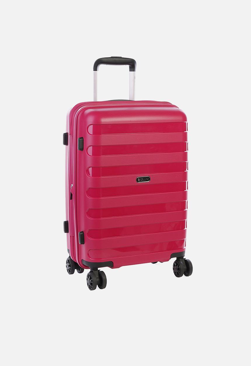 Cellini - Sonic 4 wheel trolley - carmine pink