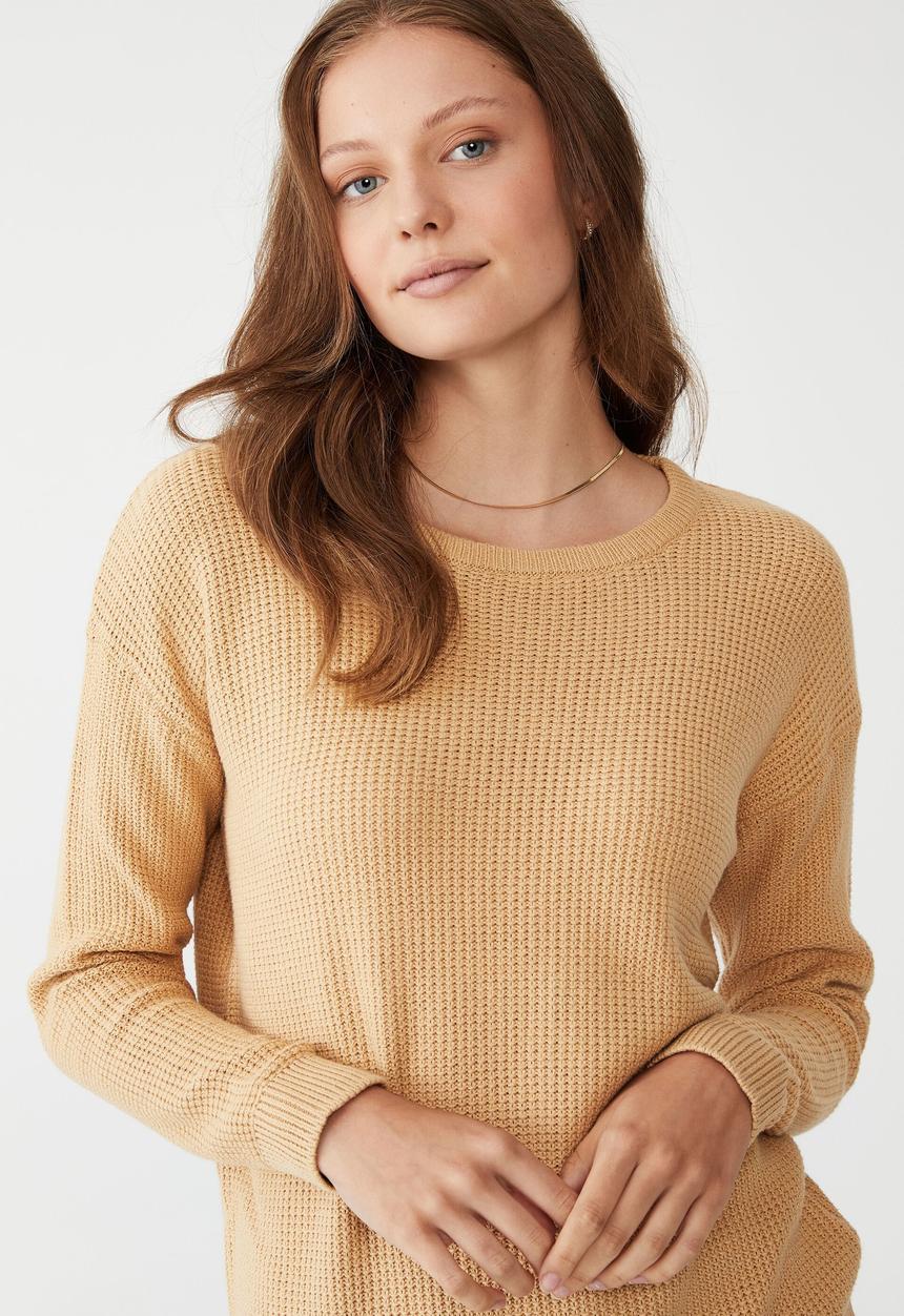 Cotton On - Everyday pullover - linen taupe