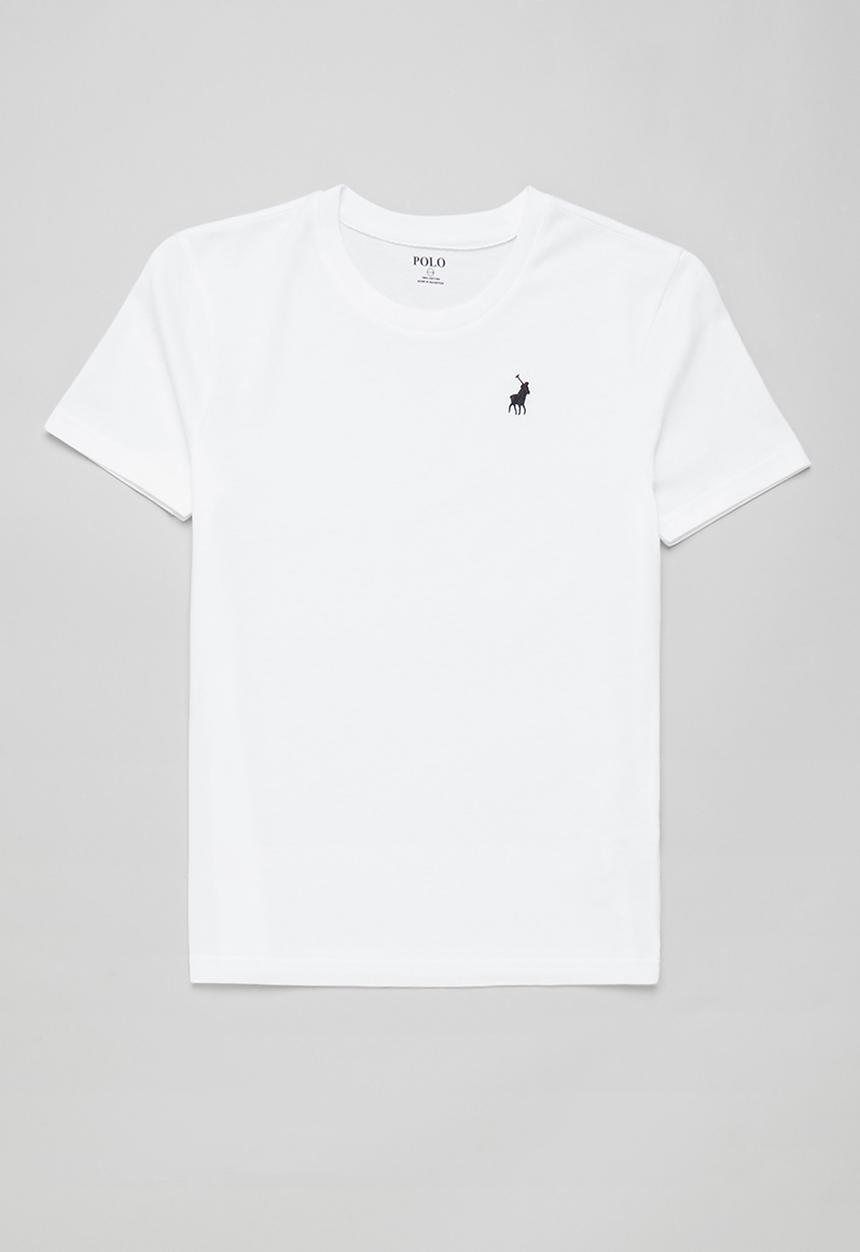 POLO - Boys classic short sleeve tee - white