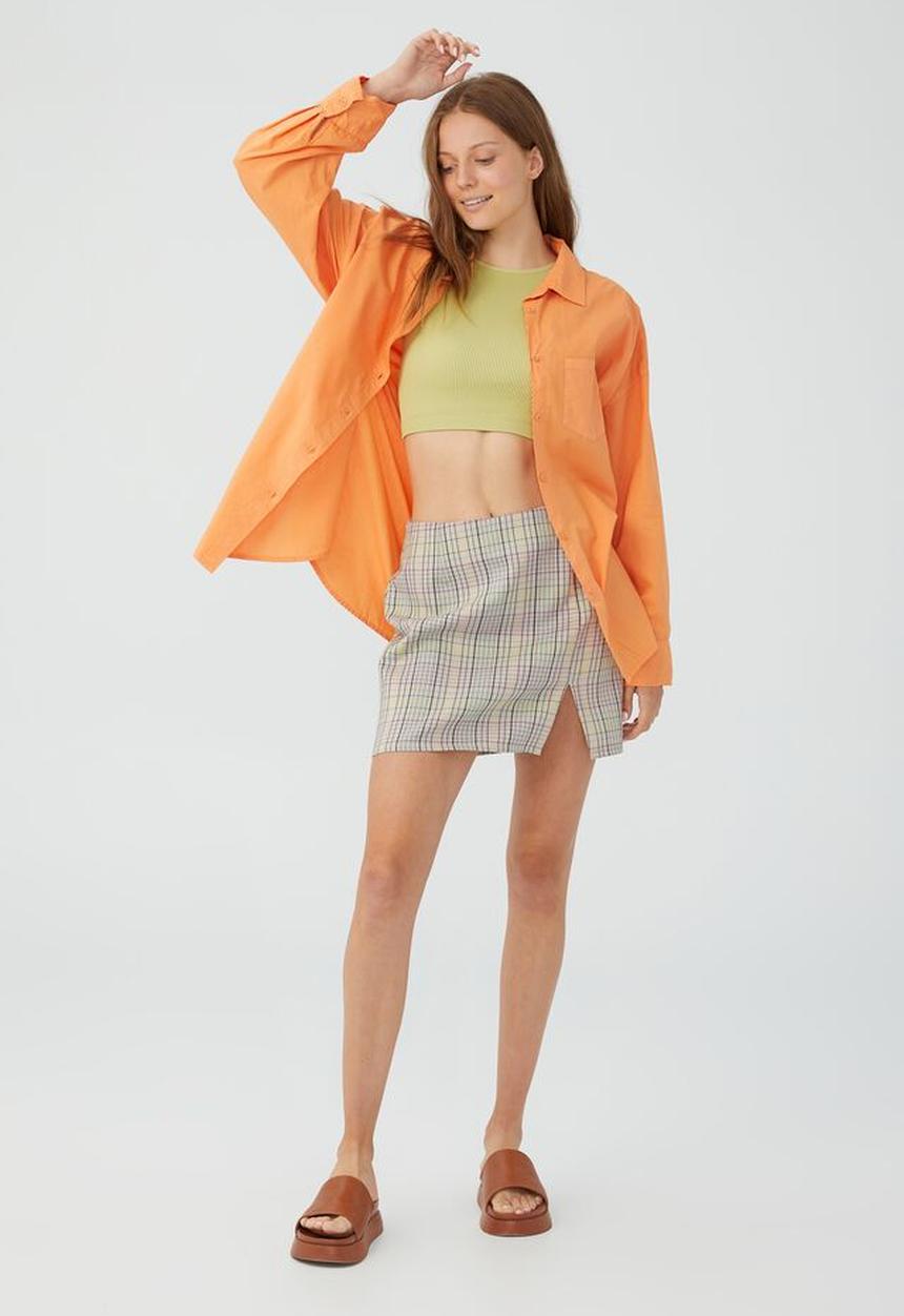 Cotton On - Dad shirt - sweet orange