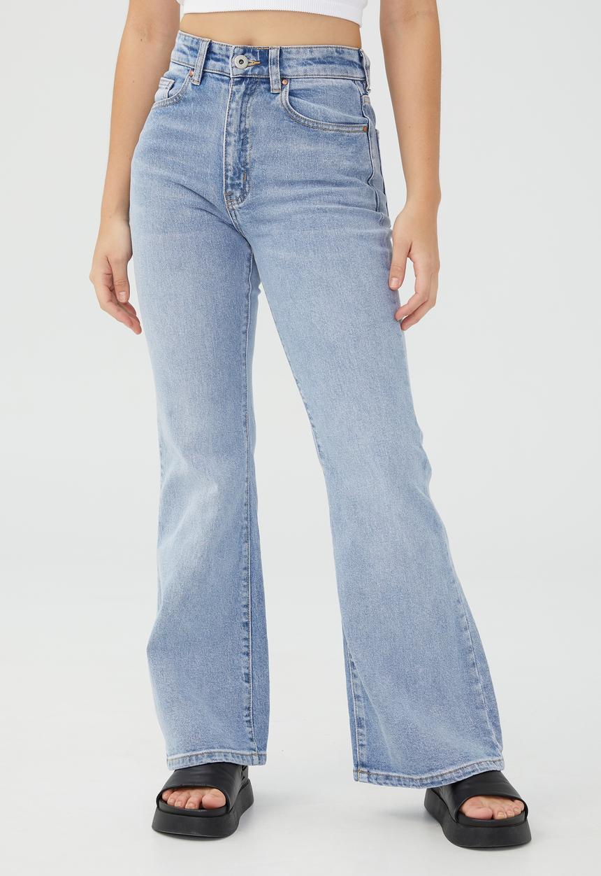 Cotton On - Petite flare jean - salty blue