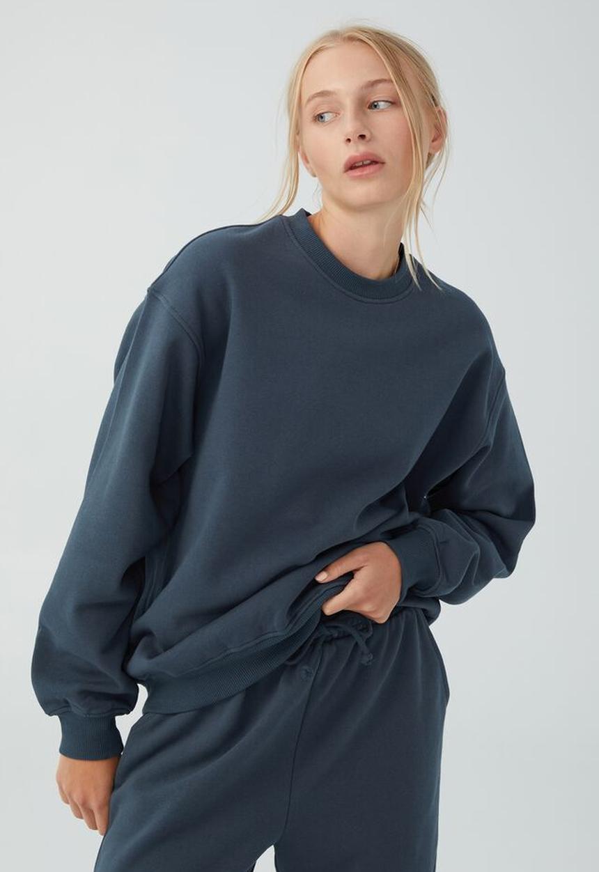 Cotton On - Classic crew sweatshirt - washed navy