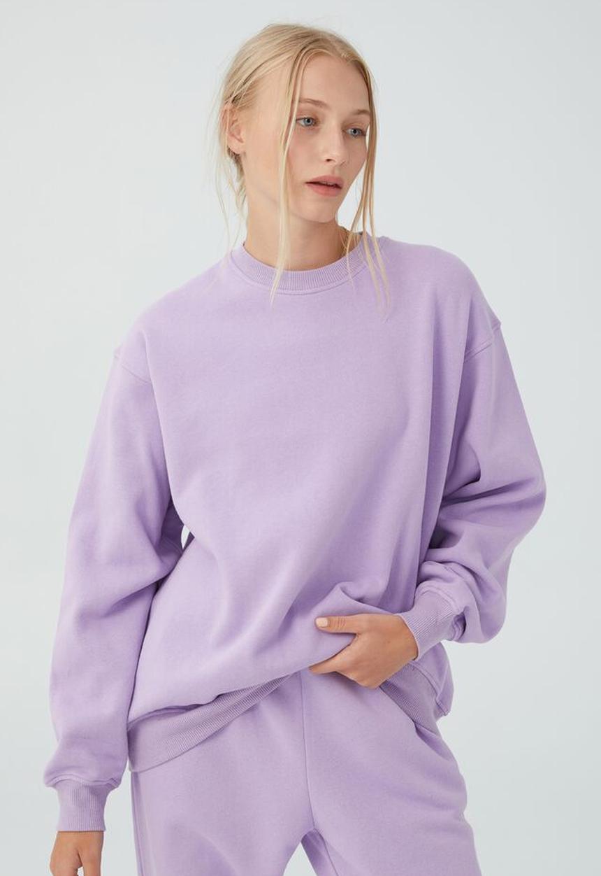 Cotton On - Classic crew sweatshirt - spring lilac