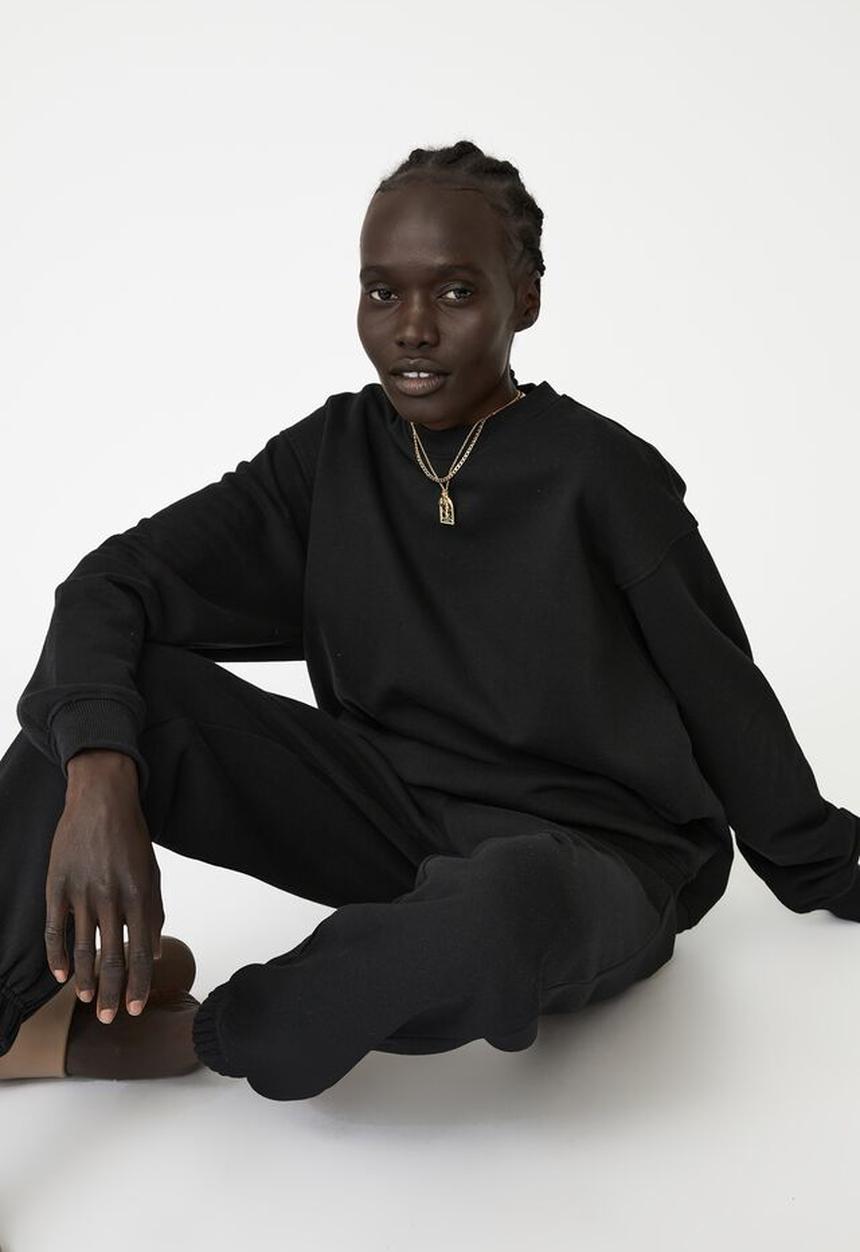 Cotton On - Classic crew sweatshirt - black