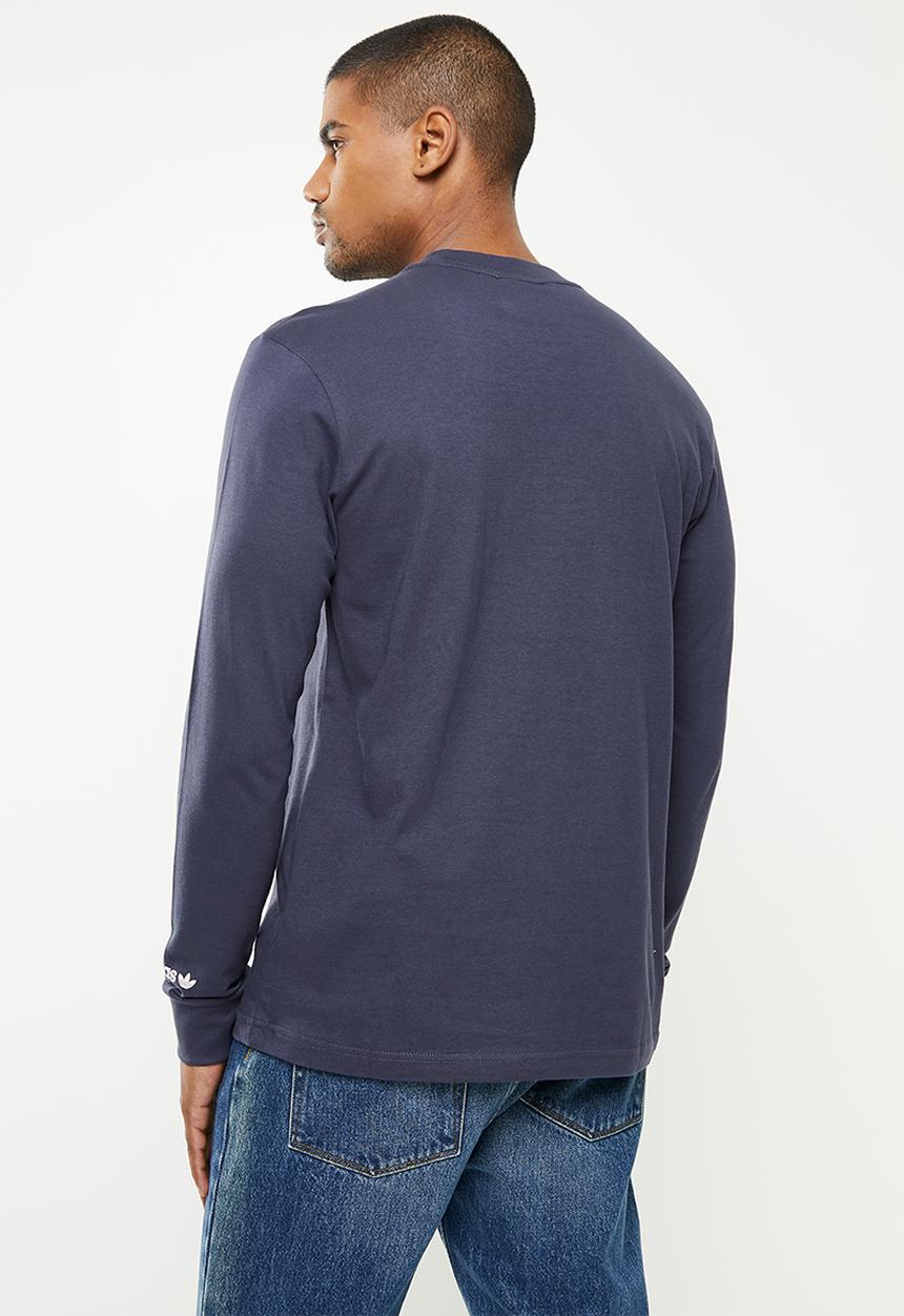 adidas Originals -  B-Ball Surreal LS Tee - Navy