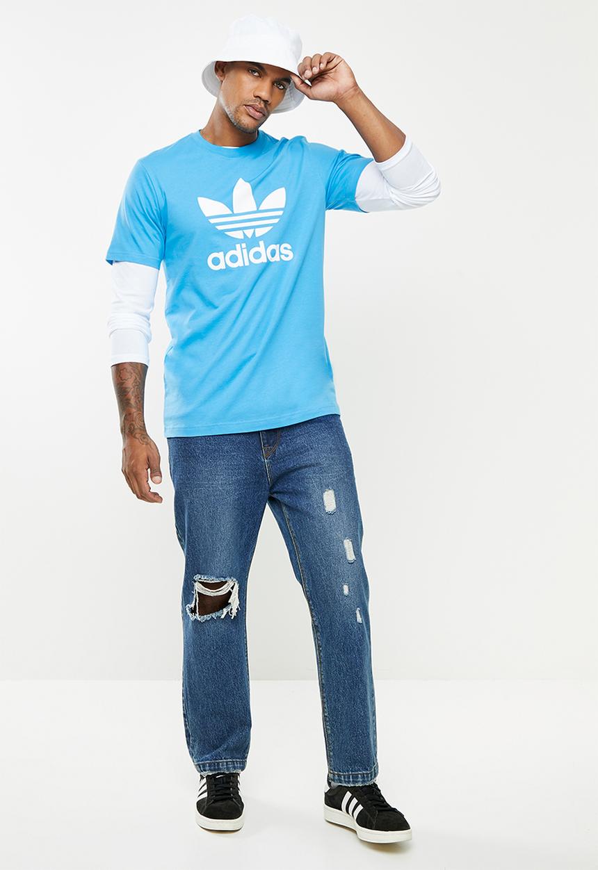 adidas Originals - adidas Originals Trefoil  T-Shirt  - Turquoise
