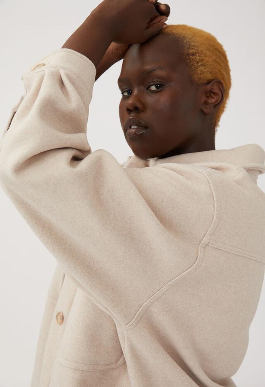 Cotton On - Curve boxy shacket - natural