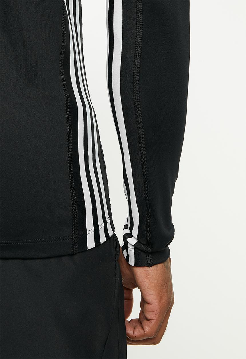 adidas Performance - Techfit 3-Stripes Celebration Long Sleeve Tee - black