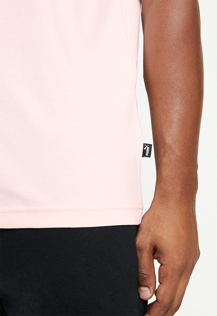 PUMA - Ess+ 2 col logo tee - pink