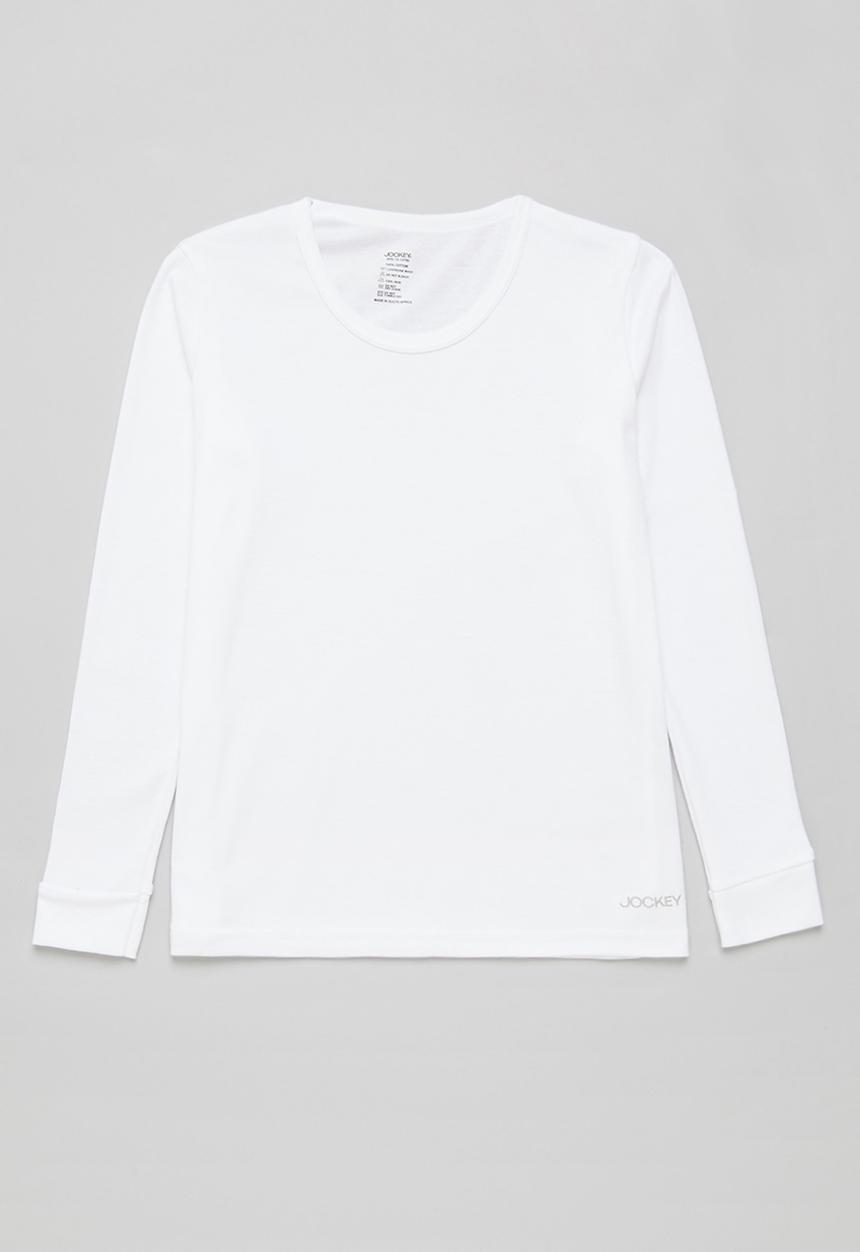 Jockey - Kids thermal unisex long sleeve top - white