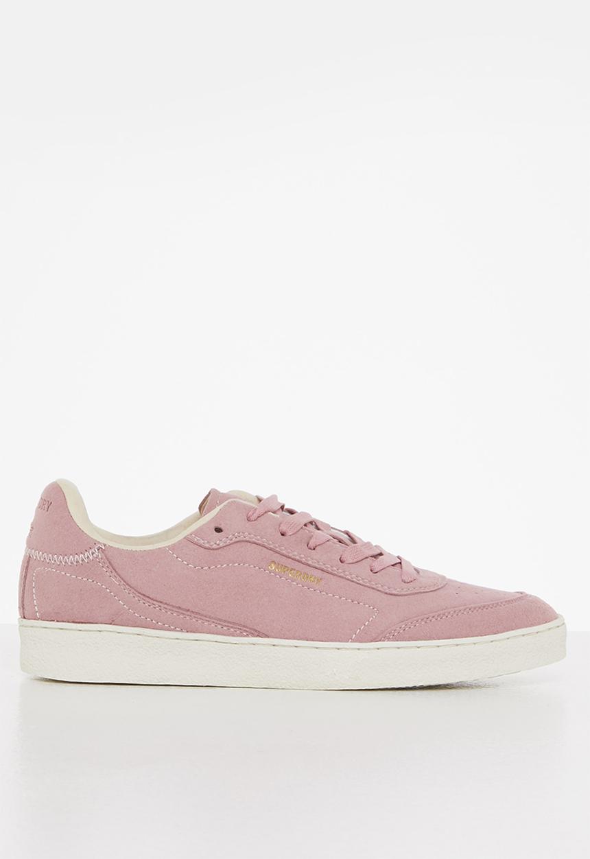 Superdry. - Vegan retro ov sleek trainer - soft pink