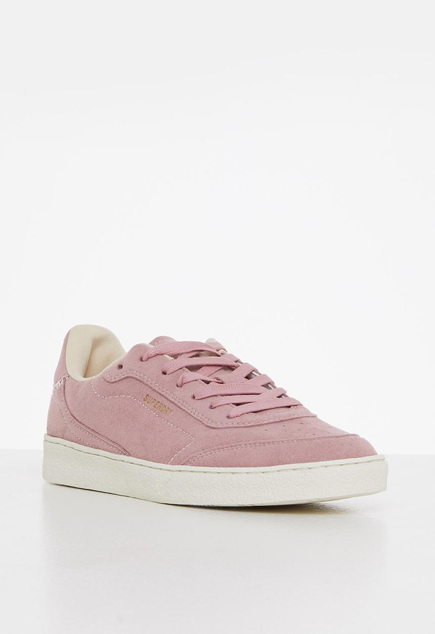Superdry. - Vegan retro ov sleek trainer - soft pink