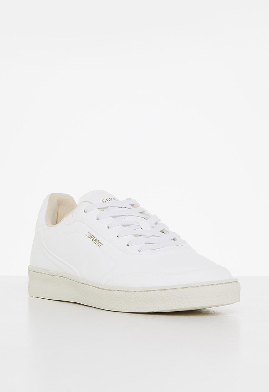 Superdry. - Vegan retro ov sleek trainer - white