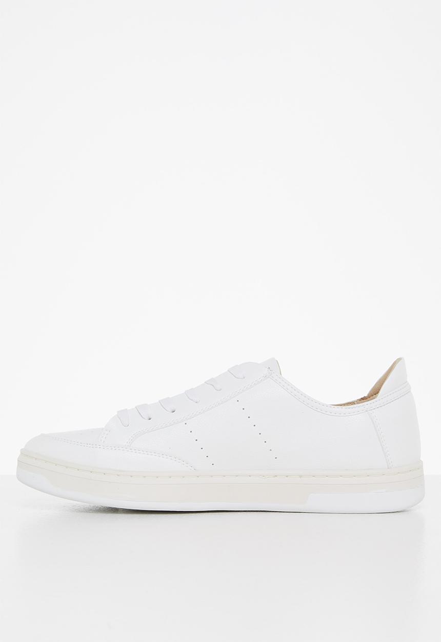 Superdry. - Vegan basket sport low trainer - white