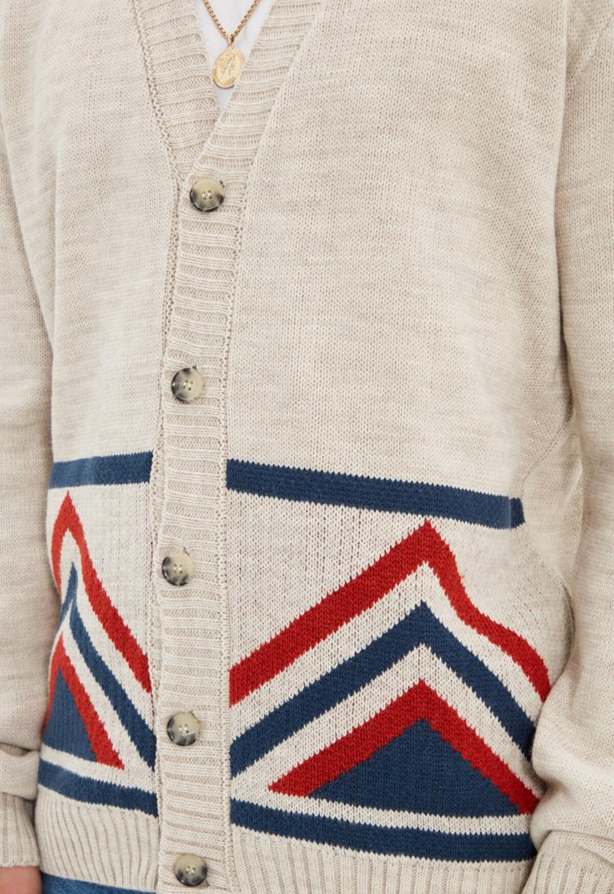 Trendyol - Rex patterned cardigan - beige